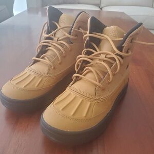 Nike Kids Tan and Black Shoes